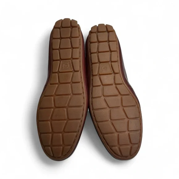 Born Liam Mahogany Brown Leather Driving Loafers • Handcrafted Comfort Shoes - Picture 8 of 12